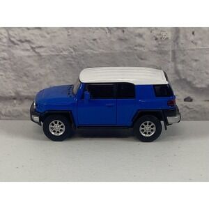 *BRAND NEW* Welly Diecast Toyota FJ Cruiser Blue SUV Truck 4.75 Inch Pullback